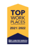 Top Work Places 2021 and 2022 Logo